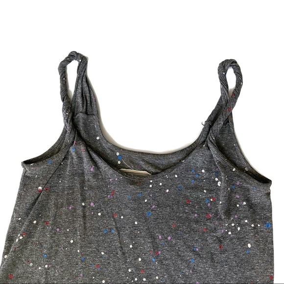 Current/Elliott Twisted Strap Paint Splatter Tank - Picture 6 of 7